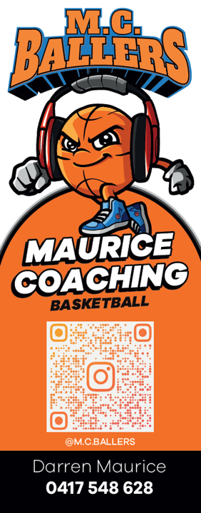M.C. Ballers — Maurice Coaching Basketball — @M.C.BALLERS — 0417 548 628
